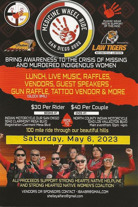 MMIW: Missing and Murdered Indigenous Women Charity Ride