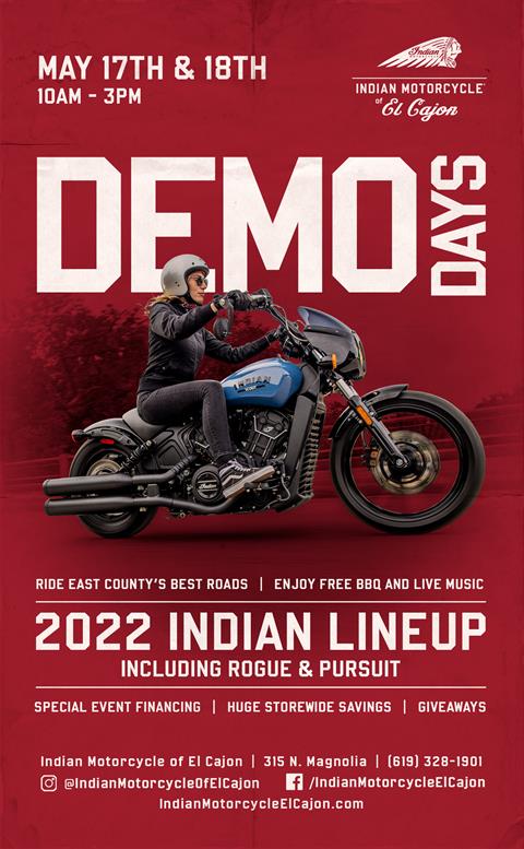 Indian Motorcycle Demo Tour