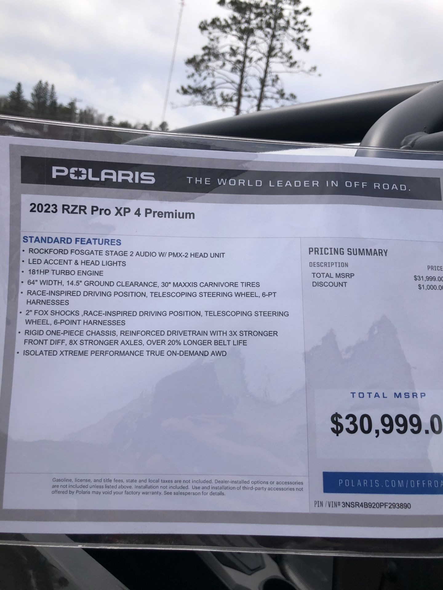 2023 Polaris RZR Pro XP 4 Premium in Bagley, Minnesota - Photo 4