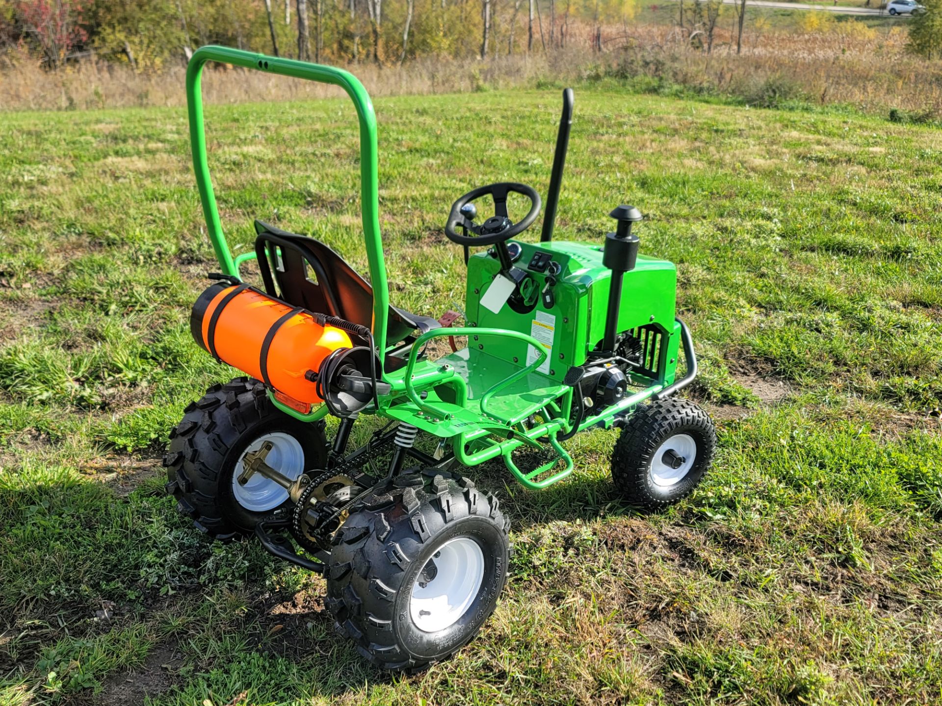 2023 Massimo Motor Sports LLC Green 125cc Mini Tractor in Forest Lake, Minnesota - Photo 8