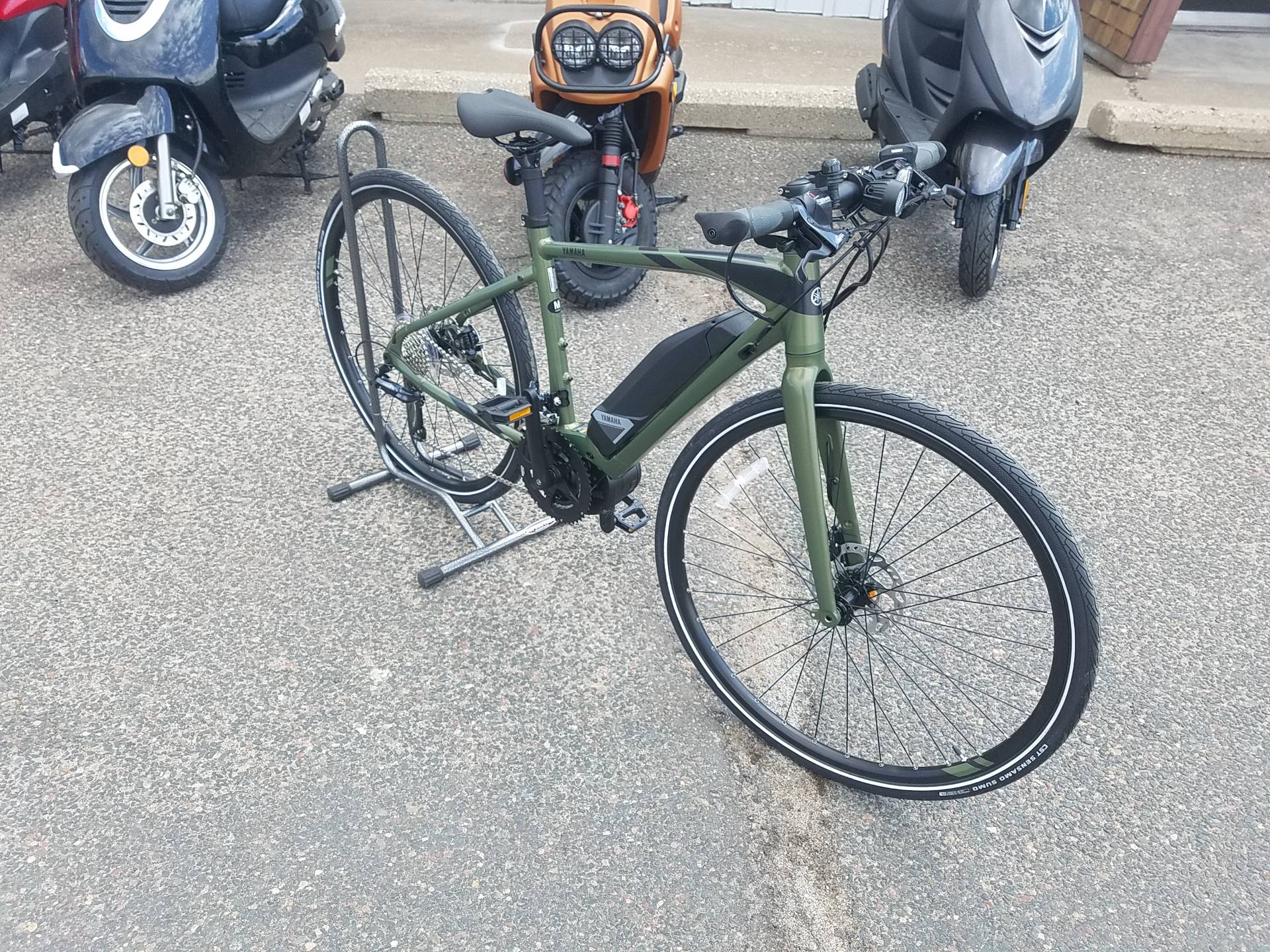 New Yamaha CrossCore - Small | Electric Bicycle in Forest Lake MN | Olive