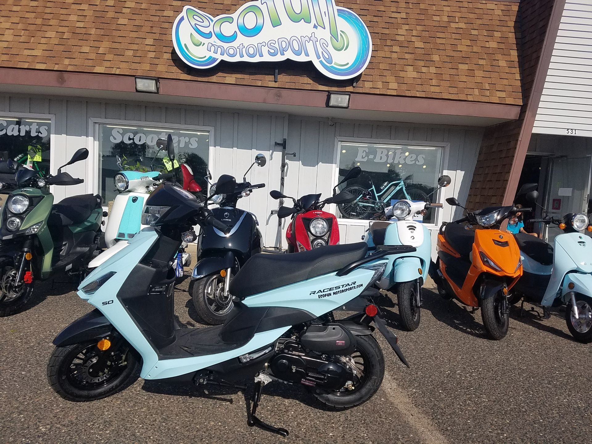 2022 ZHNG Racestar 49cc Scooter in Forest Lake, Minnesota - Photo 6