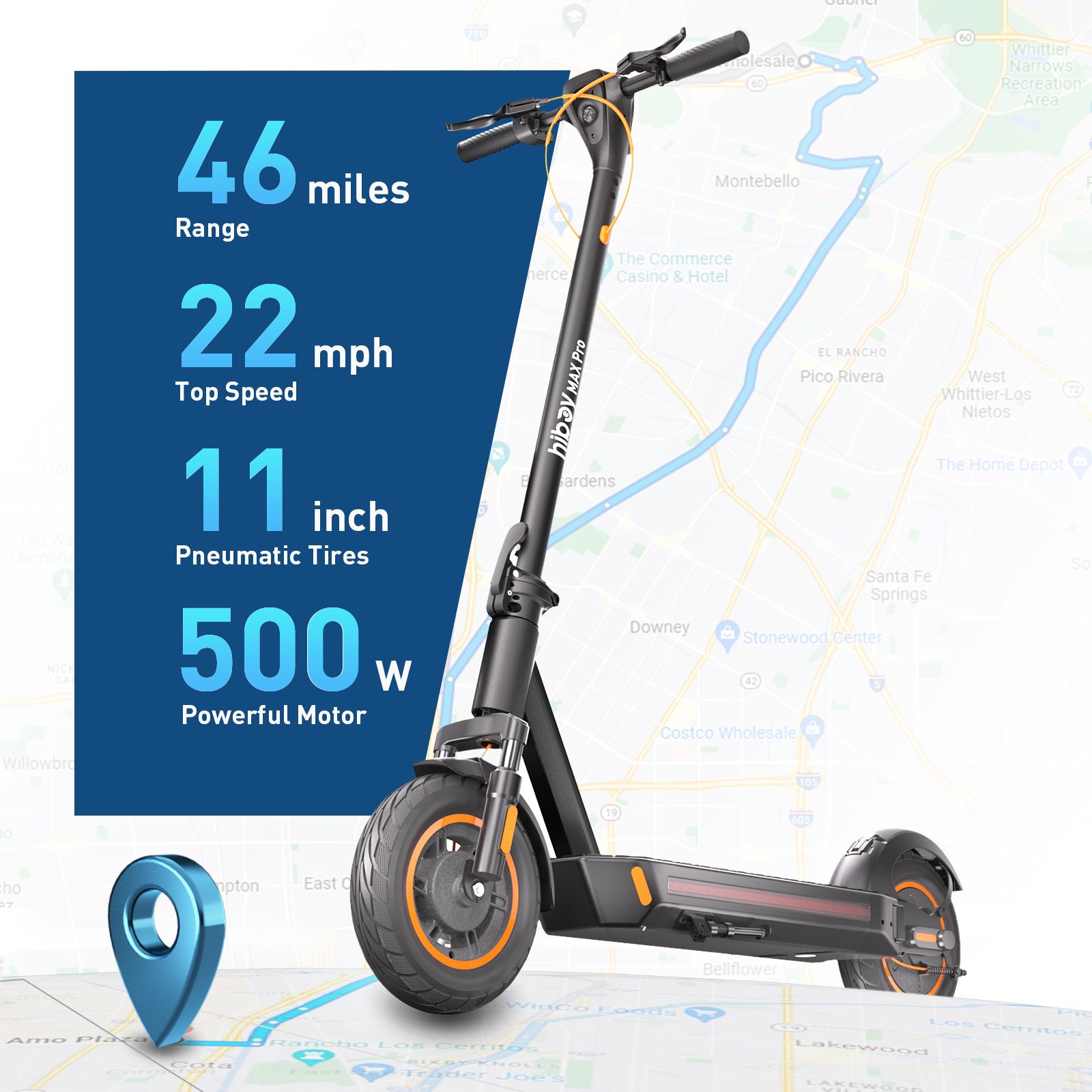 Hiboy Max Pro 650W Electric Scooter in Forest Lake, Minnesota - Photo 2