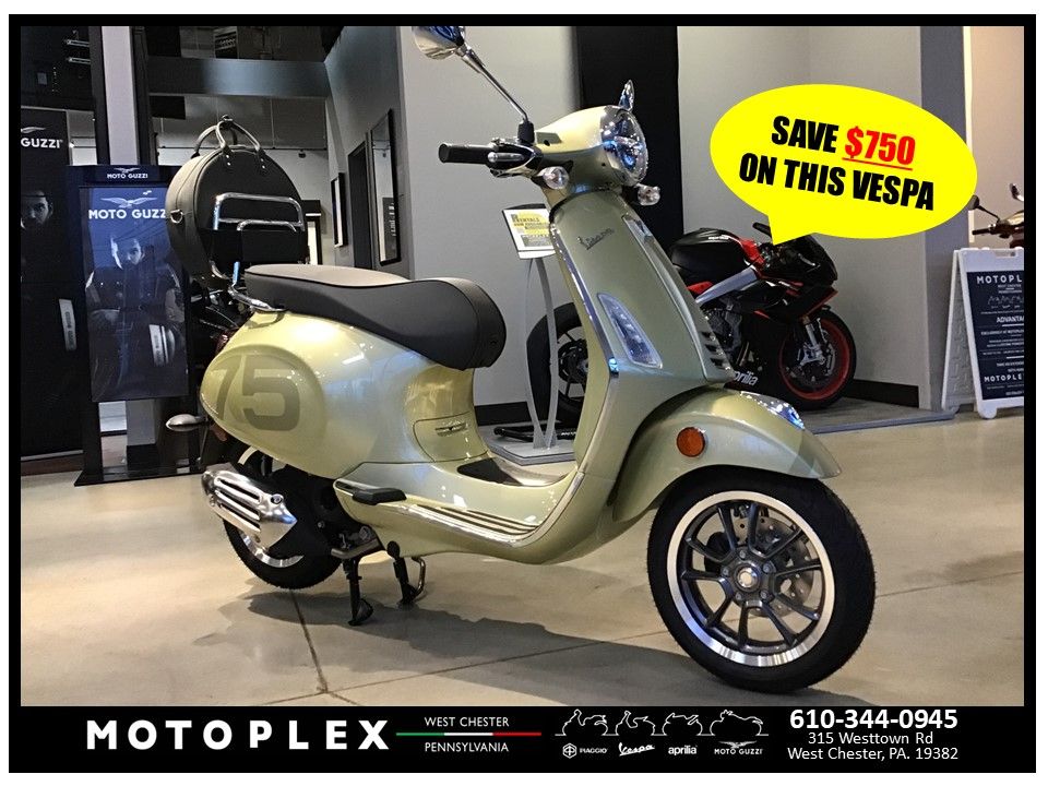 2021 Vespa Primavera 50 75th in West Chester, Pennsylvania - Photo 1