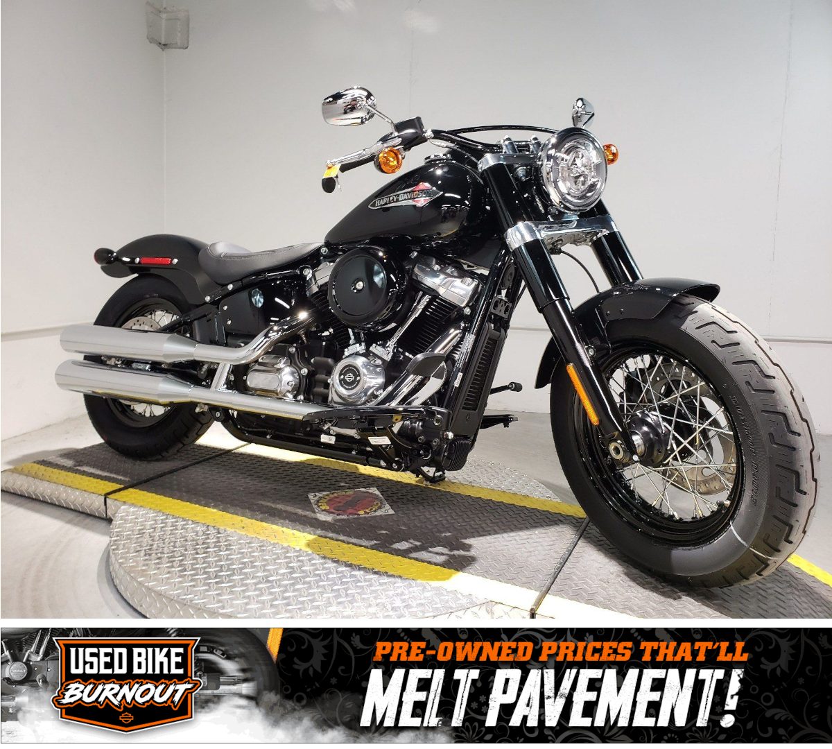 New 2021 Harley Davidson Softail Slim Vivid Black Motorcycles In Coralville Ia 025773