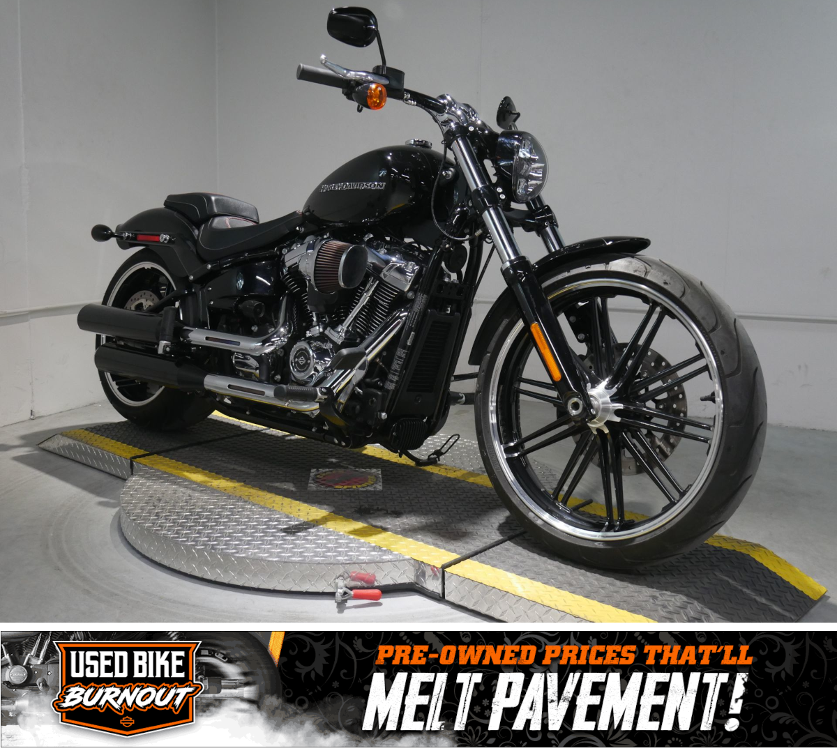 Used 2018 Harley Davidson Breakout 107 Vivid Black Motorcycles In Dubuque Ia 073372