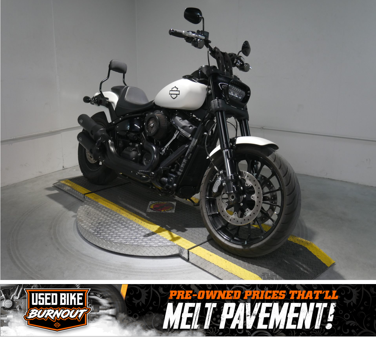 Used 2018 Harley Davidson Fat Bob 114 Bonneville Salt Denim Motorcycles In Coralville Ia 018174