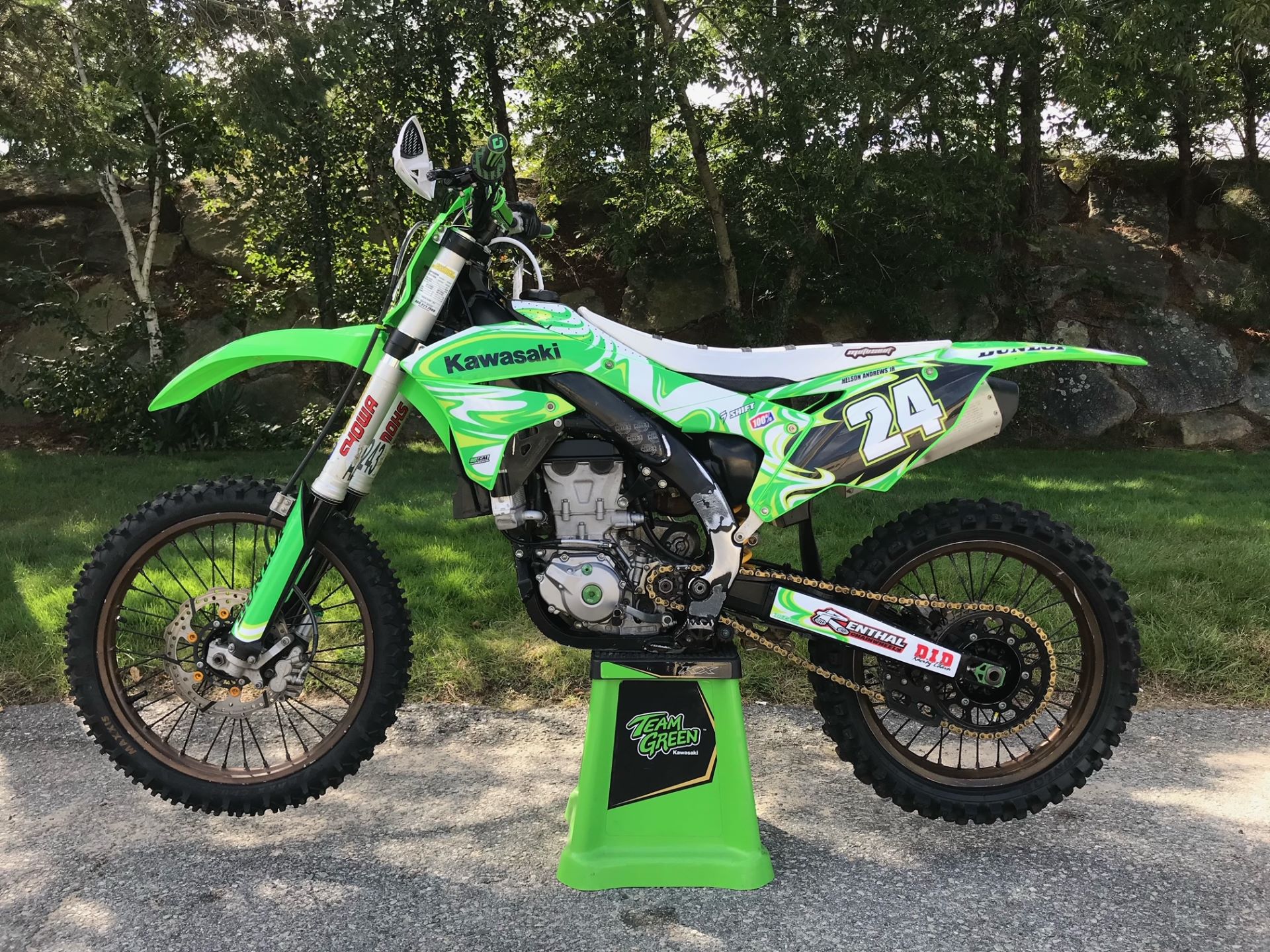 Used 2017 Kawasaki KX450F Lime Green | Motorcycles in MA | DU10169