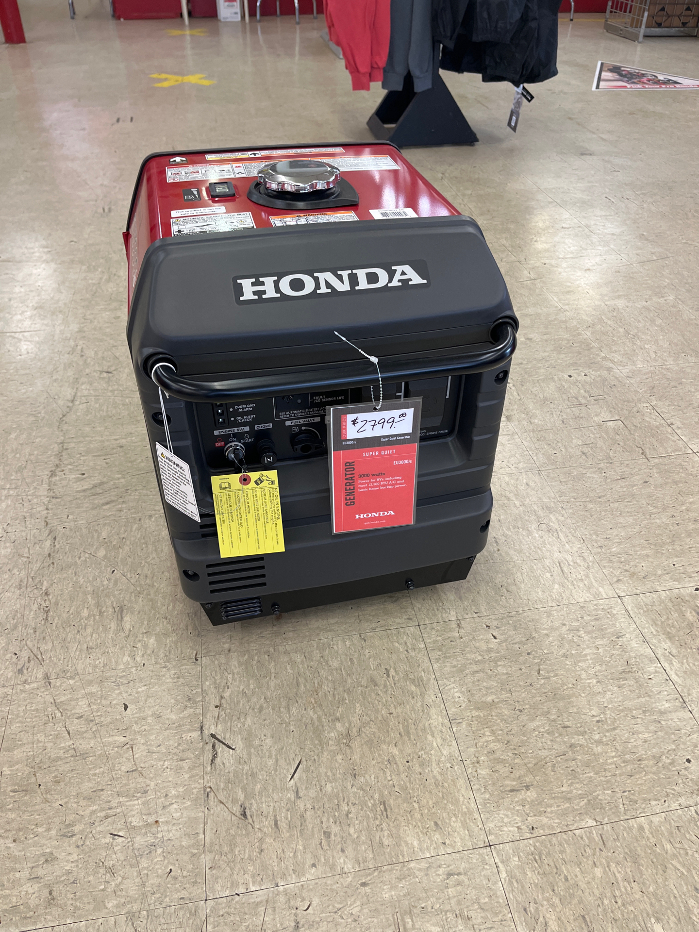 Honda Power Equipment EU3000iS with CO-MINDER in Greeneville, Tennessee - Photo 1