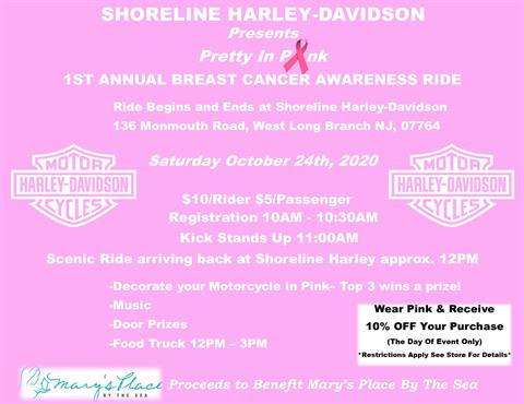 1st Annual Pretty In Pink Breast Cancer Ride
