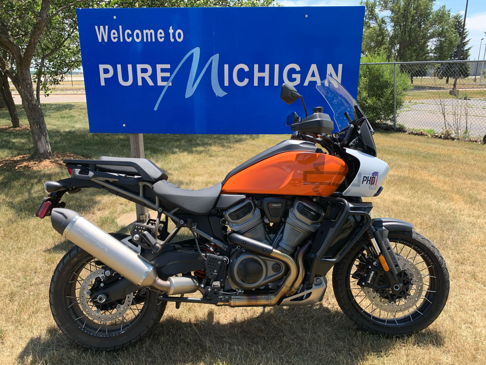 New 2021 Harley Davidson Pan America Special Motorcycles In Portage Mi 306862 Baja Orange Stone Washed White Pearl