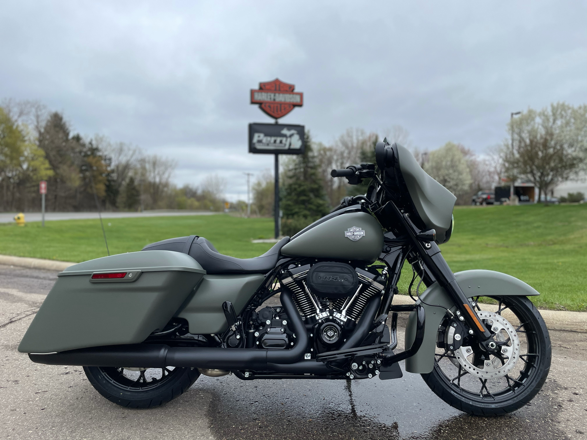 New 21 Harley Davidson Street Glide Special Motorcycles In Portage Mi Deadwood Green Denim Black Pearl Option