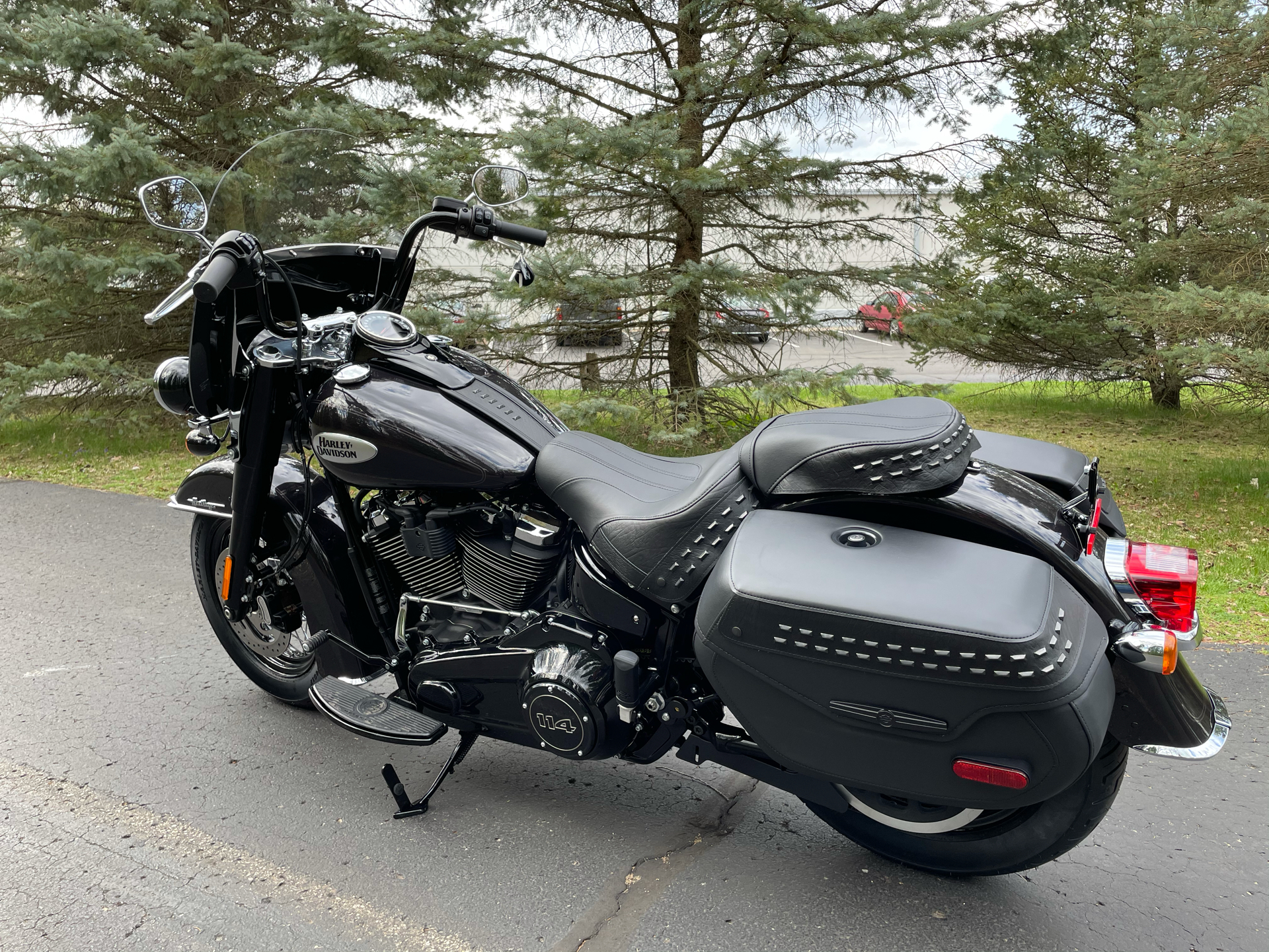 New 2021 Harley Davidson Heritage Classic 114 Motorcycles In Portage Mi 031063 Black Jack Metallic