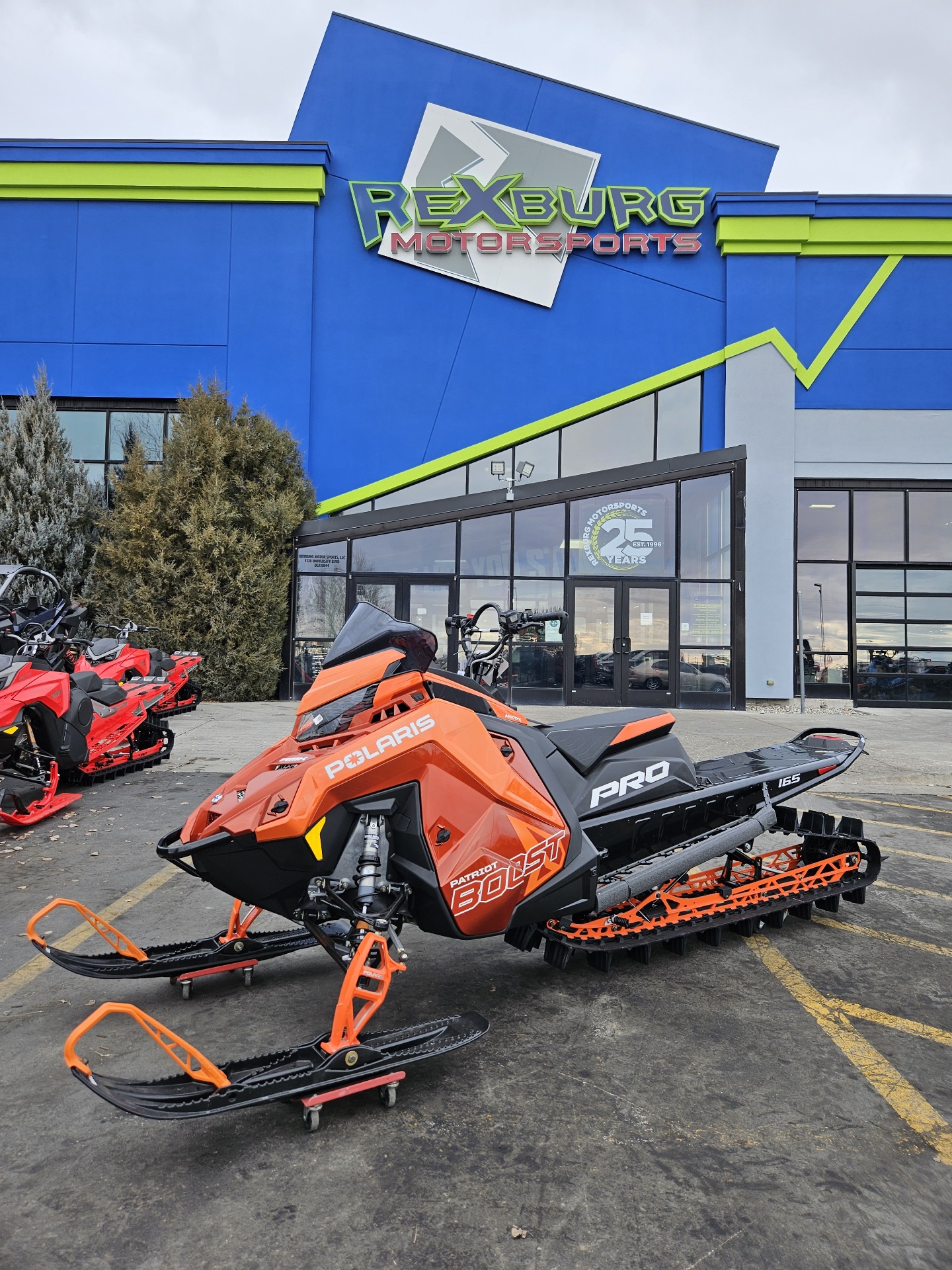 2024 Polaris Patriot Boost PRO RMK Slash 165 SC in Rexburg, Idaho - Photo 1