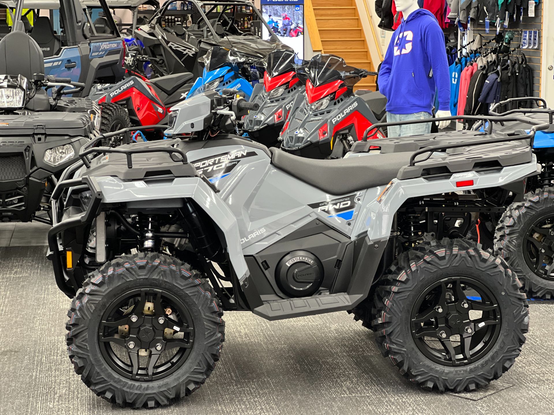 New 2024 Polaris Sportsman 570 Premium ATVs in Altoona, WI Stock