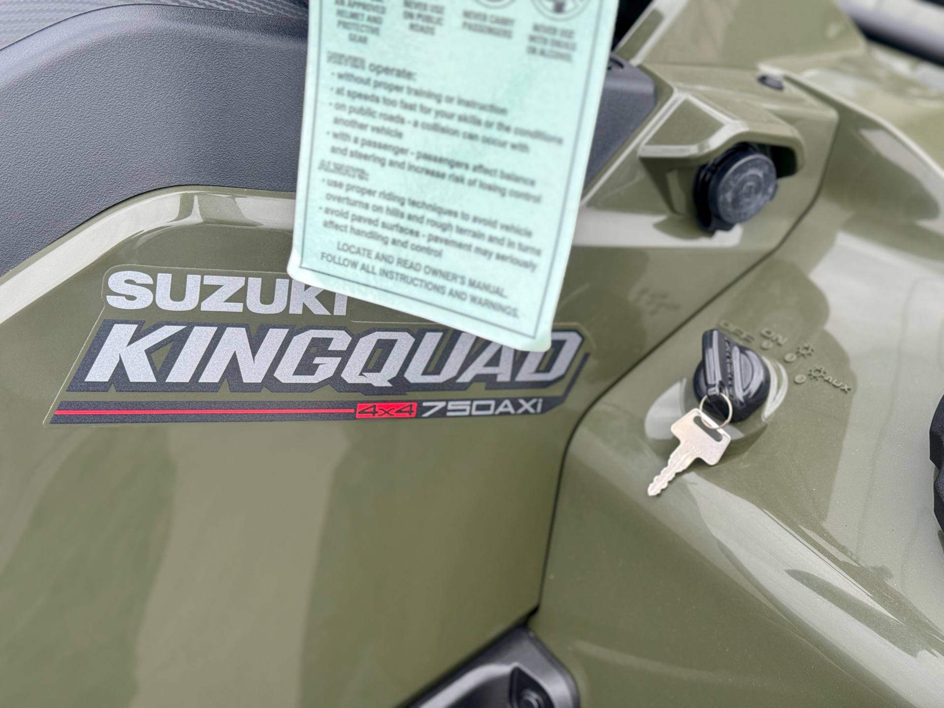 2023 Suzuki KingQuad 750AXi in Panama City, Florida - Photo 2