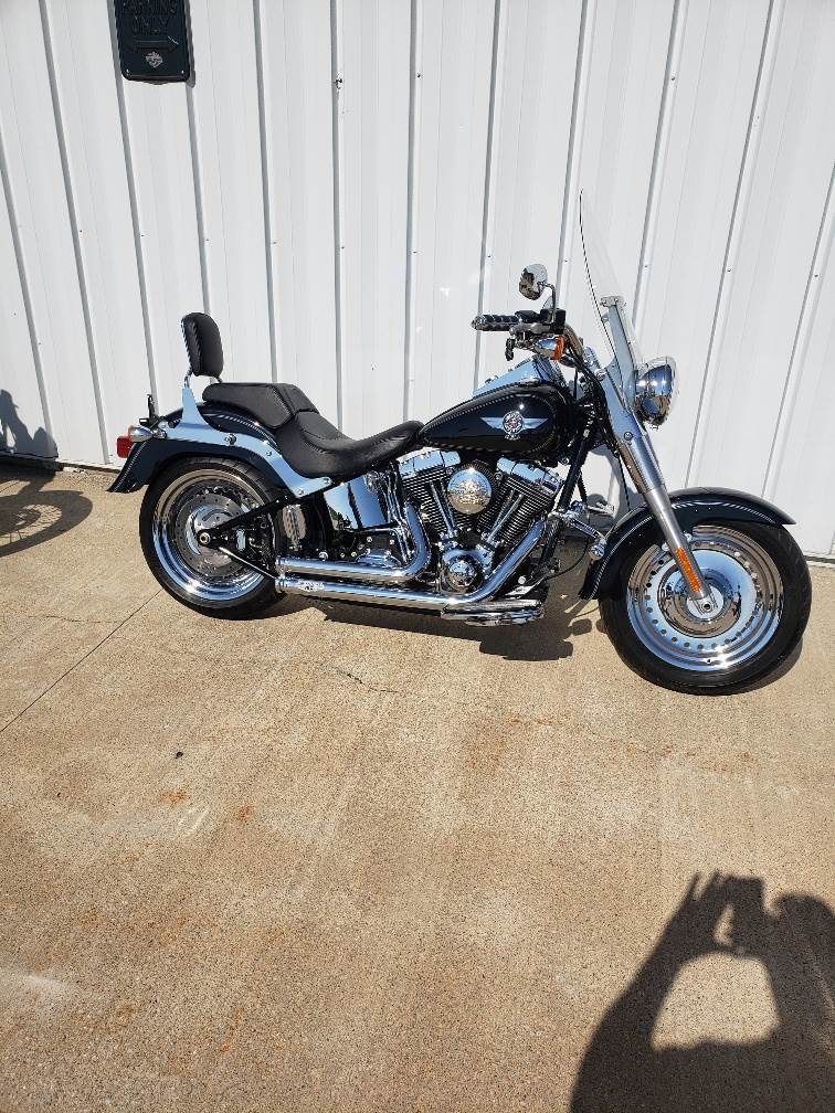 Used 12 Harley Davidson Fatboy Black Motorcycles In Osceola Ia