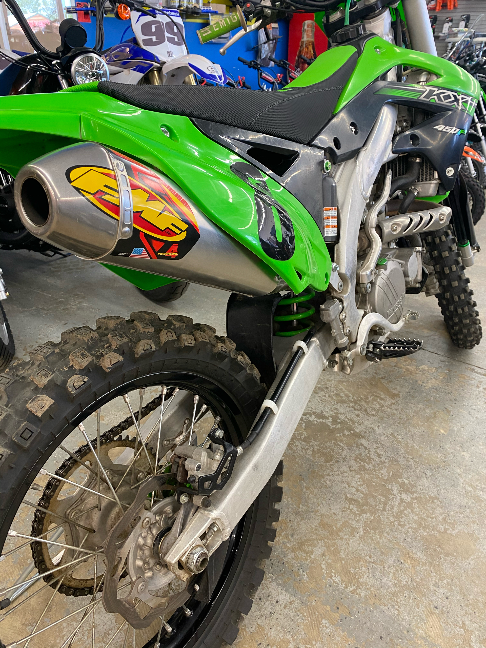 Used 2015 Kawasaki KX™450F | in Sioux SD | KAW031139 Lime Green
