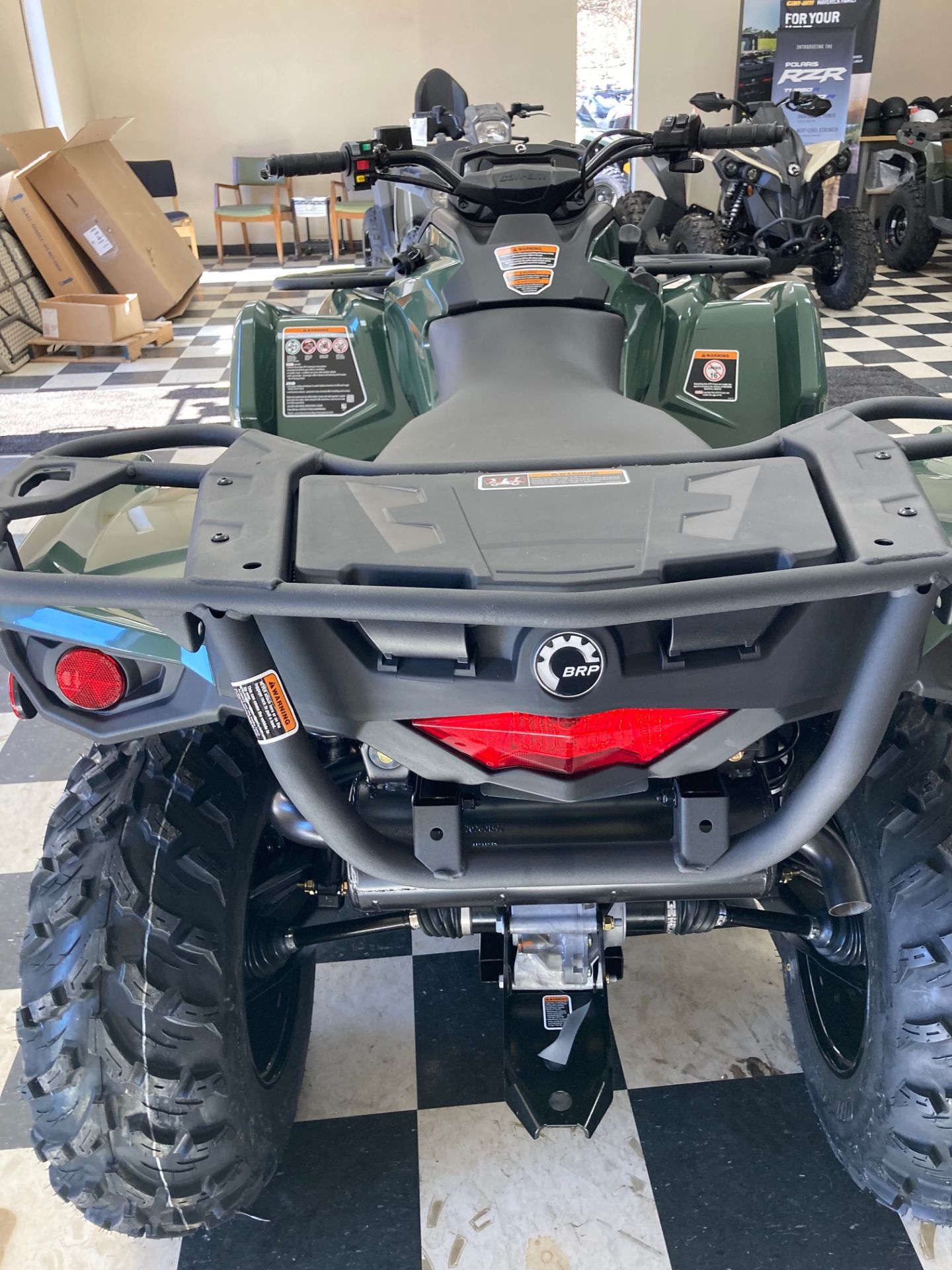 New 2023 CanAm Outlander 450 ATVs in Pound VA N/A Tundra Green