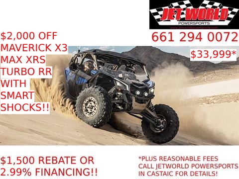 2024 Can-Am Maverick X3 MAX X RS Turbo RR with Smart-Shox in Castaic, California - Photo 1