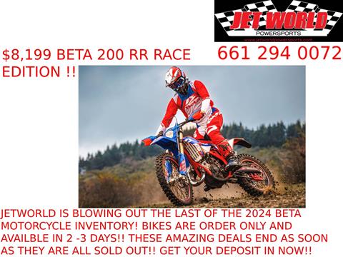 2024 Beta 200 RR Race Edition 2-Stroke in Castaic, California - Photo 1