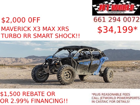 2024 Can-Am Maverick X3 MAX X RS Turbo RR with Smart-Shox in Castaic, California - Photo 1