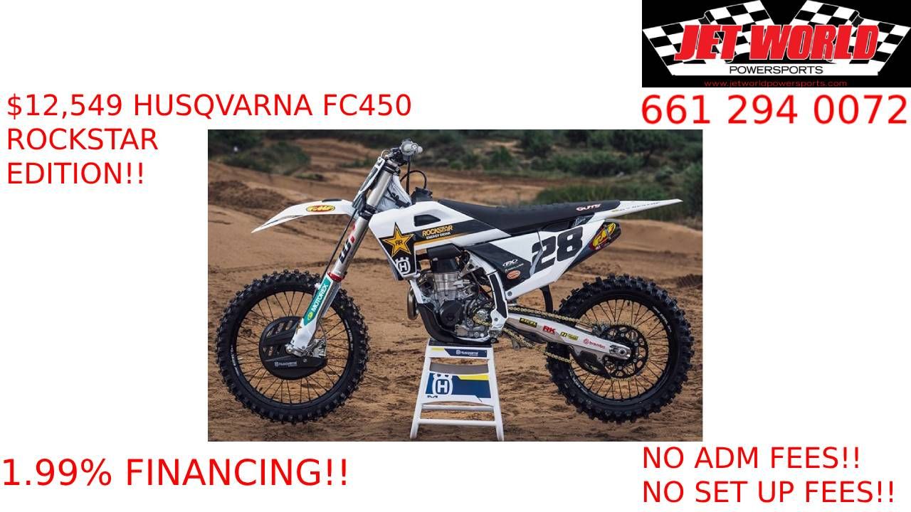 2024 Husqvarna FC 450 Rockstar Edition in Castaic, California - Photo 1