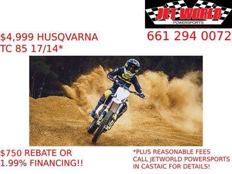 2024 Husqvarna TC 85 17/14 in Castaic, California