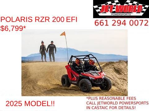 2025 Polaris RZR 200 EFI in Castaic, California - Photo 1