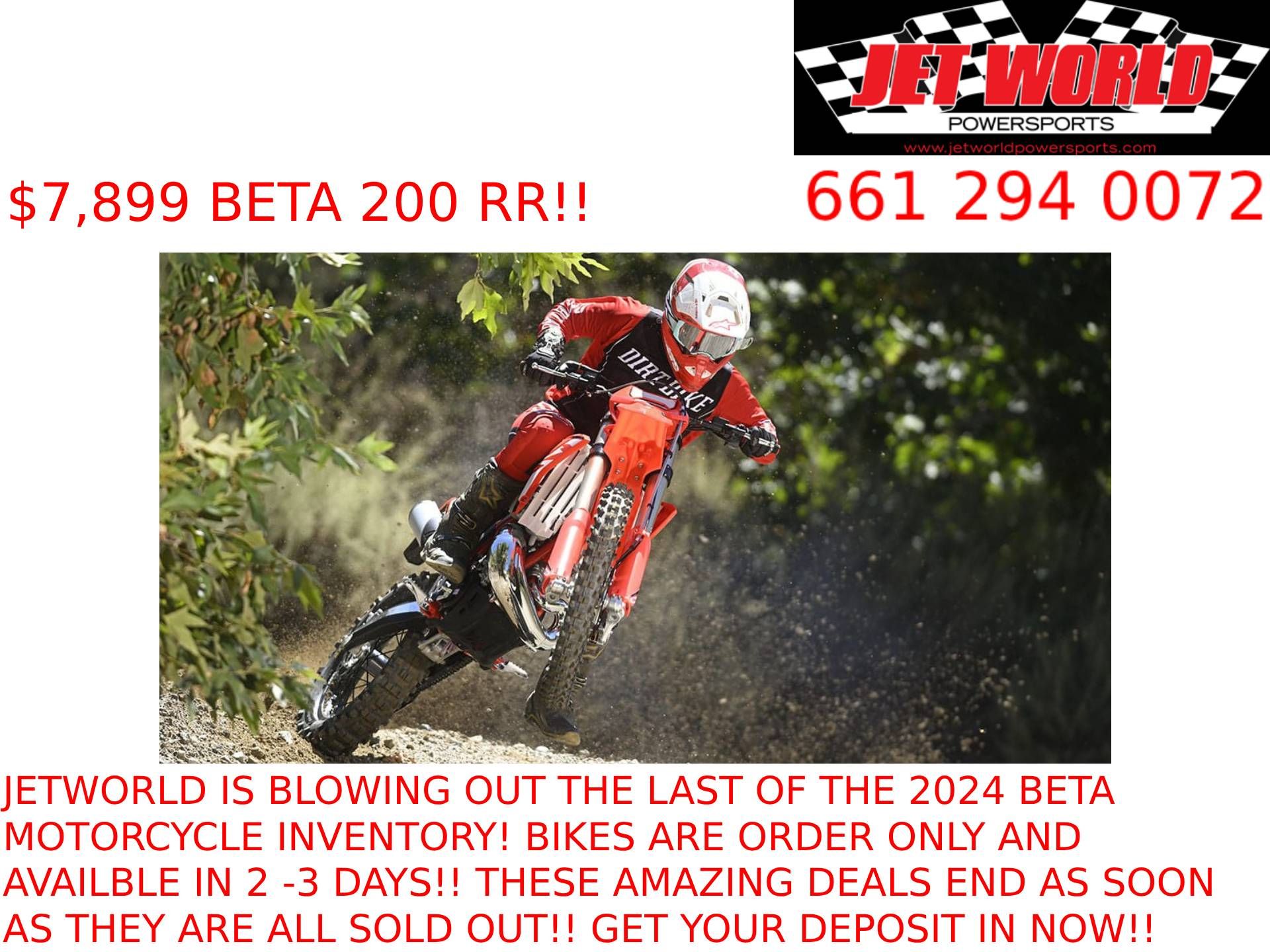 2024 Beta 200 RR 2-Stroke in Castaic, California - Photo 1