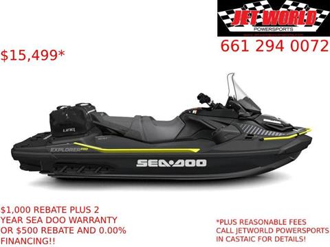 2023 Sea-Doo Explorer Pro 170 + iBR iDF Sound System in Castaic, California