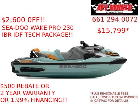 2024 Sea-Doo Wake Pro 230 + iBR iDF Tech Package in Castaic, California - Photo 1