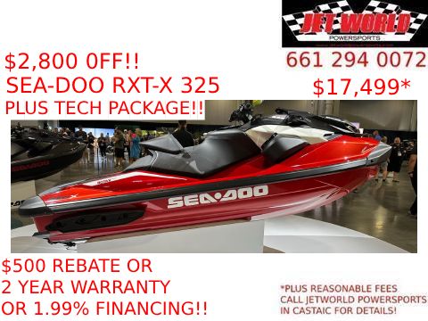 2024 Sea-Doo RXT-X 325 + Tech Package in Castaic, California