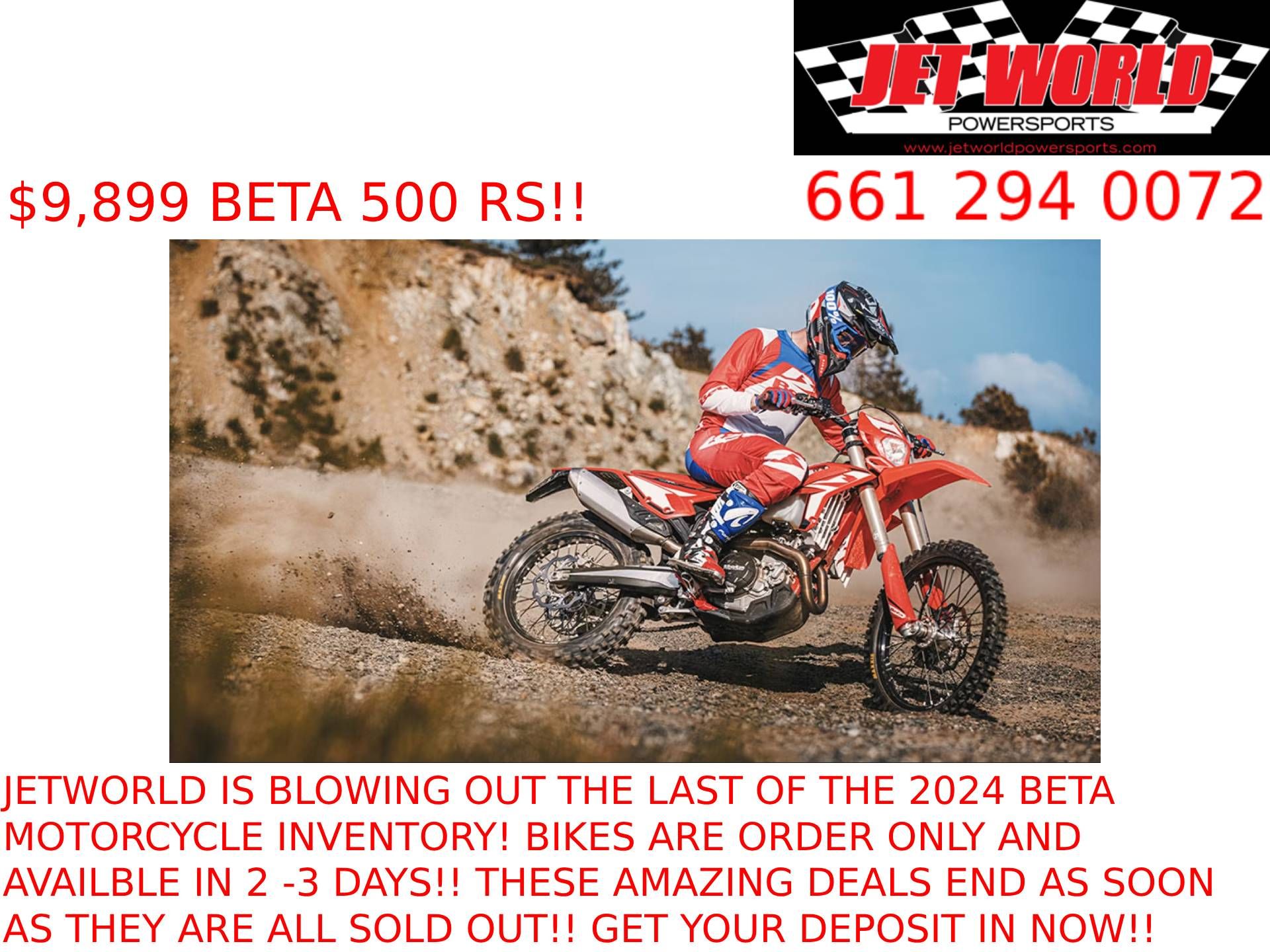 2024 Beta 500 RS 4-Stroke in Castaic, California - Photo 1
