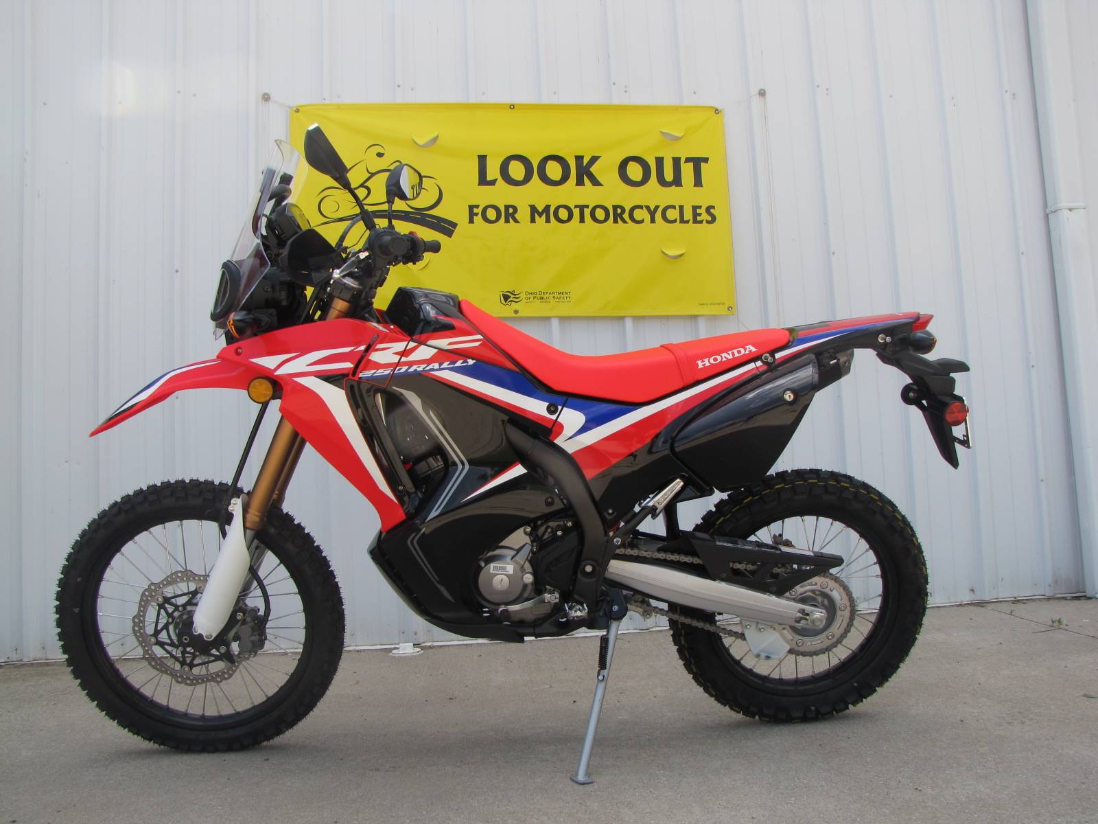 New 19 Honda Crf250l Rally Motorcycles In Ottawa Oh Stock Number N A