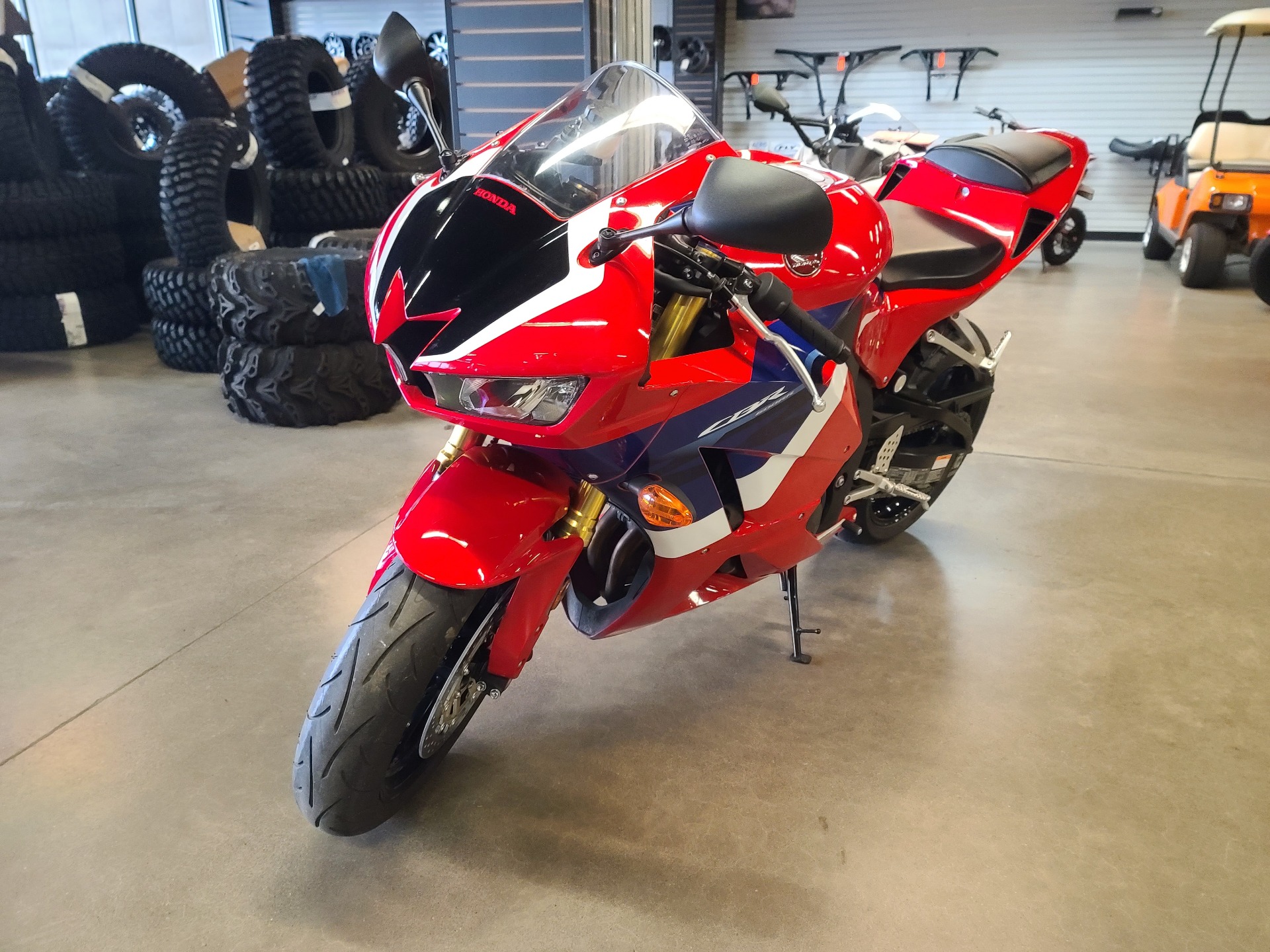 Used 2021 Honda Cbr600Rr Grand Prix Red Tricolor | Motorcycles In Clinton  Tn | Cu700034