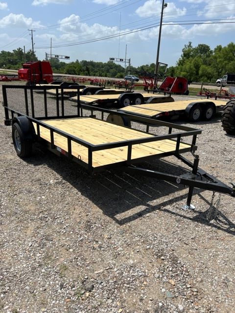 2022 L & O Manufacturing Trailer 6'.10" x 14' Single Axle, 3500# Axles, Dovetail, Gate in Tupelo, Mississippi - Photo 1