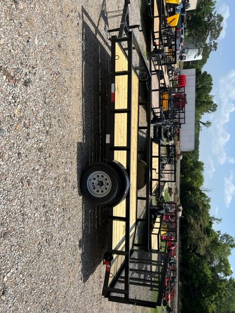 2022 L & O Manufacturing Trailer 6'.10" x 14' Single Axle, 3500# Axles, Dovetail, Gate in Tupelo, Mississippi - Photo 4