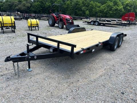 2022 L & O Manufacturing Trailer 6'.10" x 18' Tandem Axle, 3500# Axles, Dovetail, Ramps, Brake in Tupelo, Mississippi - Photo 2