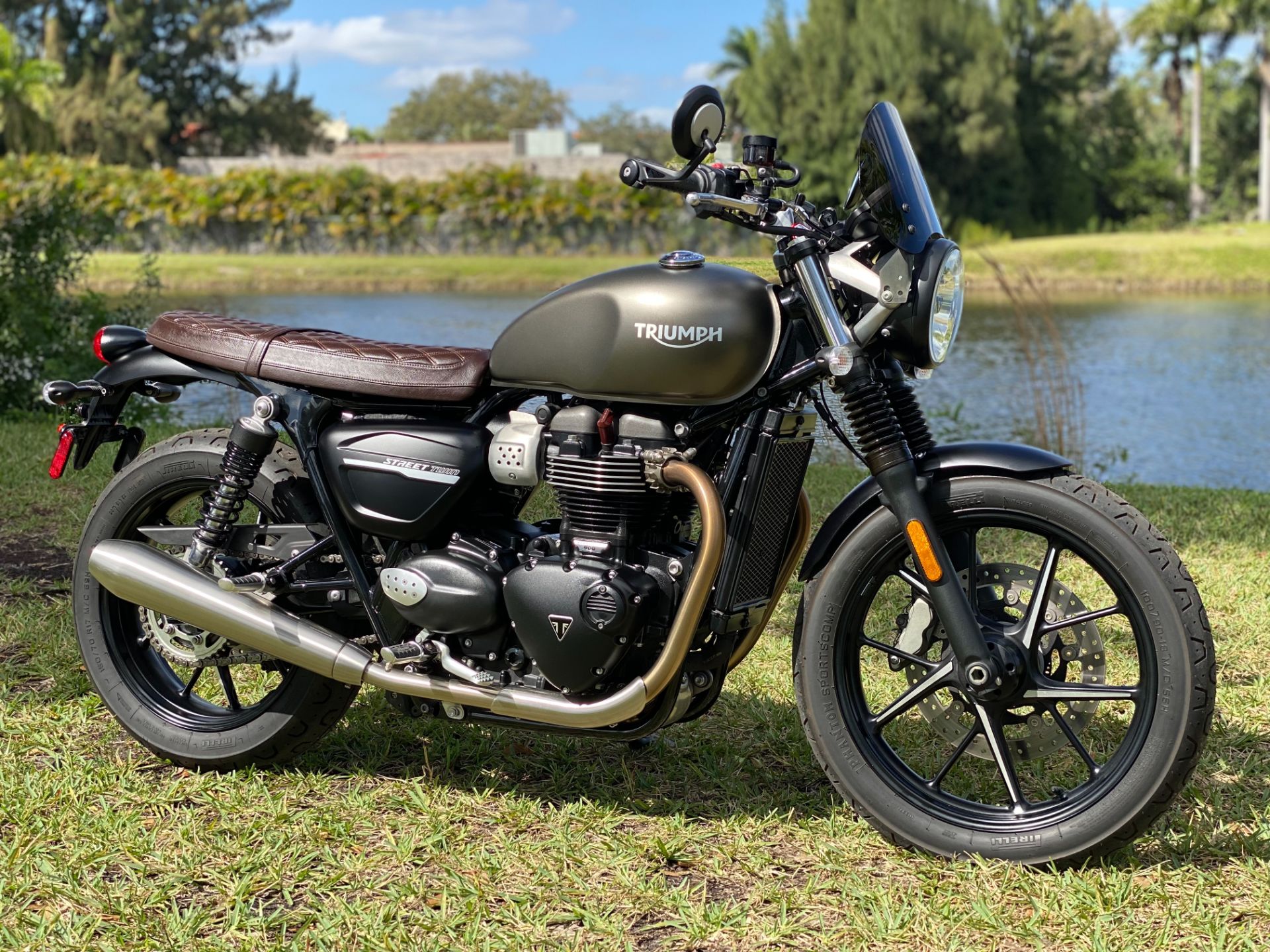 Winners Circle  Our 2020 Triumph Street Twin Goes to Its New Home  Bridge  Classic Cars