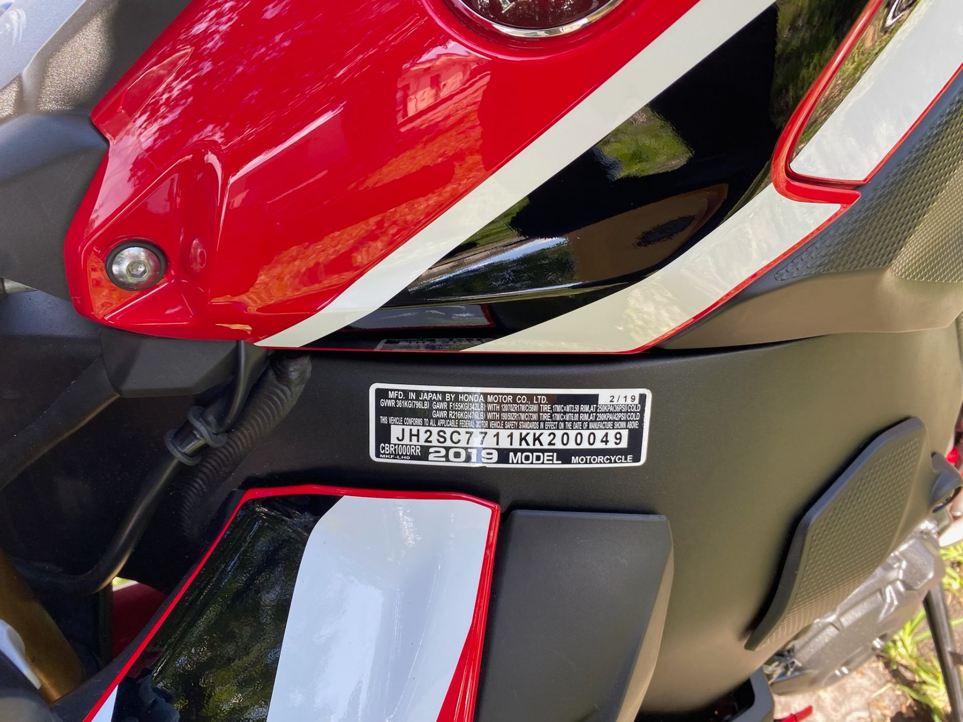 2019 Honda CBR1000RR in North Miami Beach, Florida - Photo 23