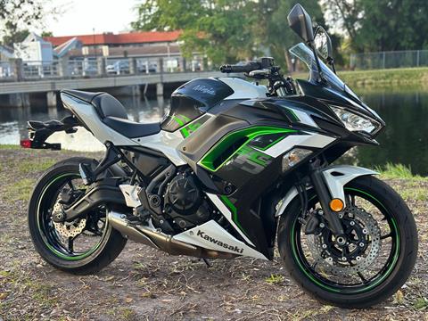 2022 Kawasaki Ninja 650 in North Miami Beach, Florida - Photo 1