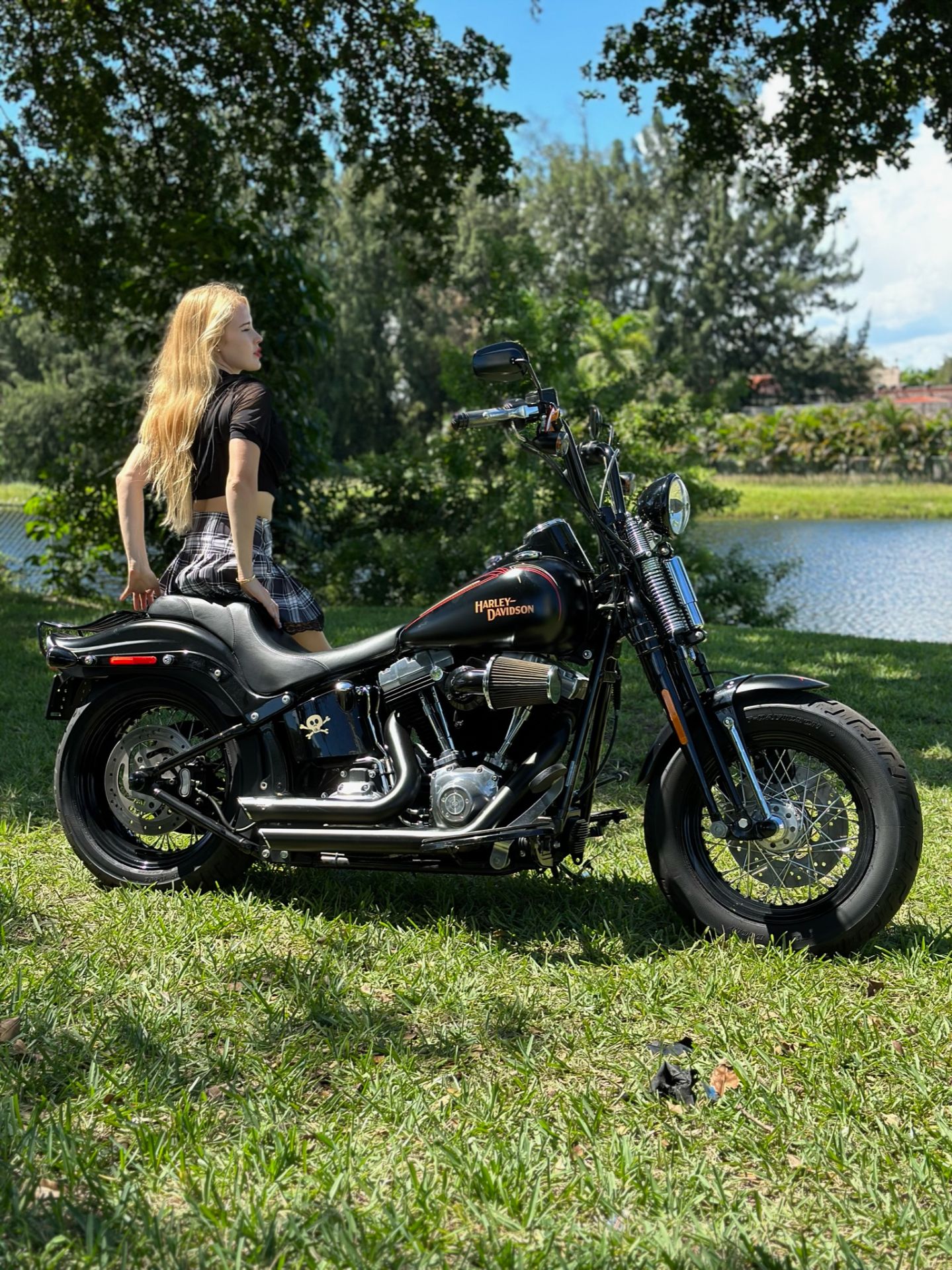 2009 Harley-Davidson Softail® Cross Bones™ in North Miami Beach, Florida - Photo 2