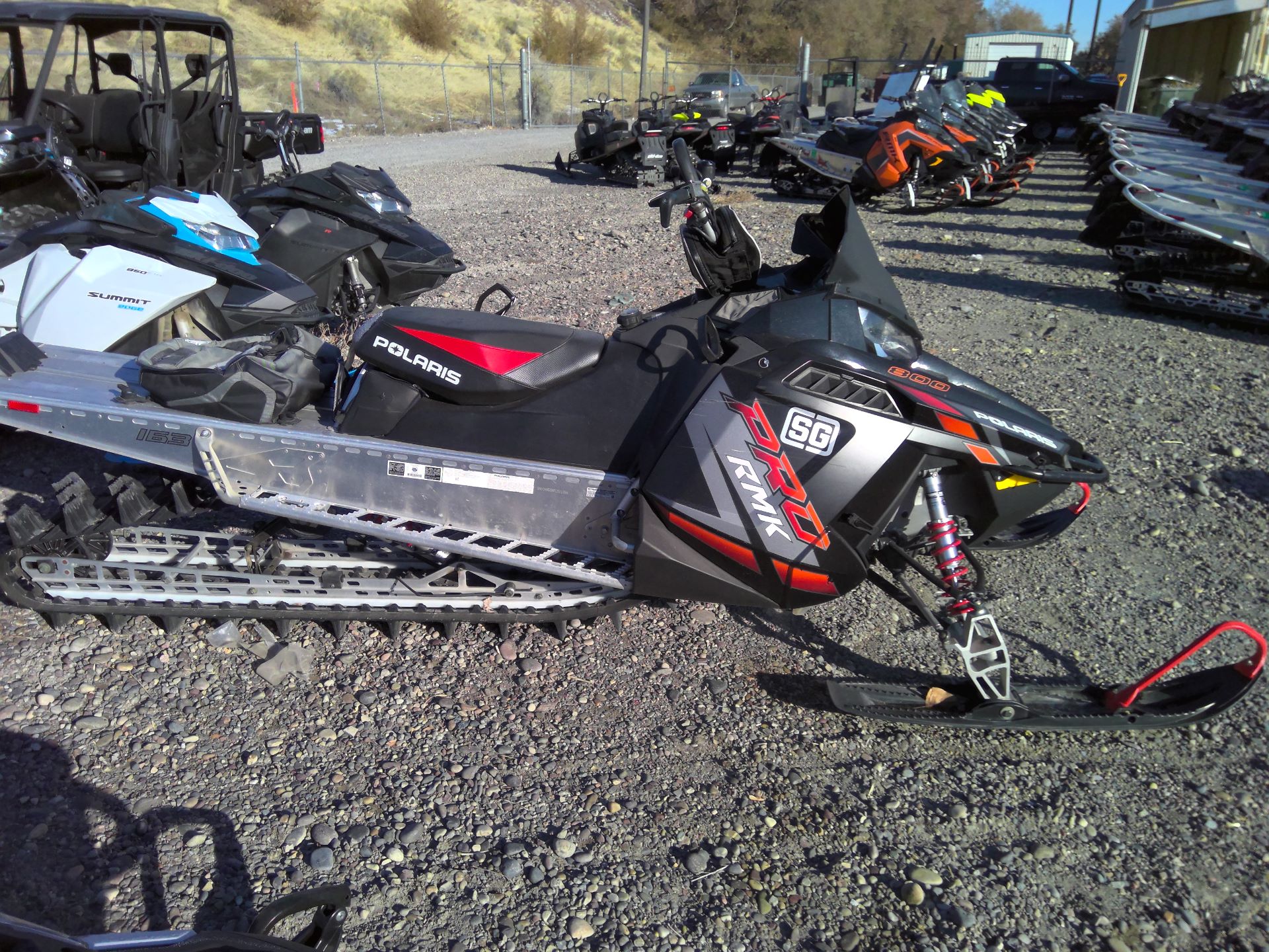 Used 2015 Polaris 800 Pro-RMK® 163 | Snowmobiles in Blackfoot ID ...