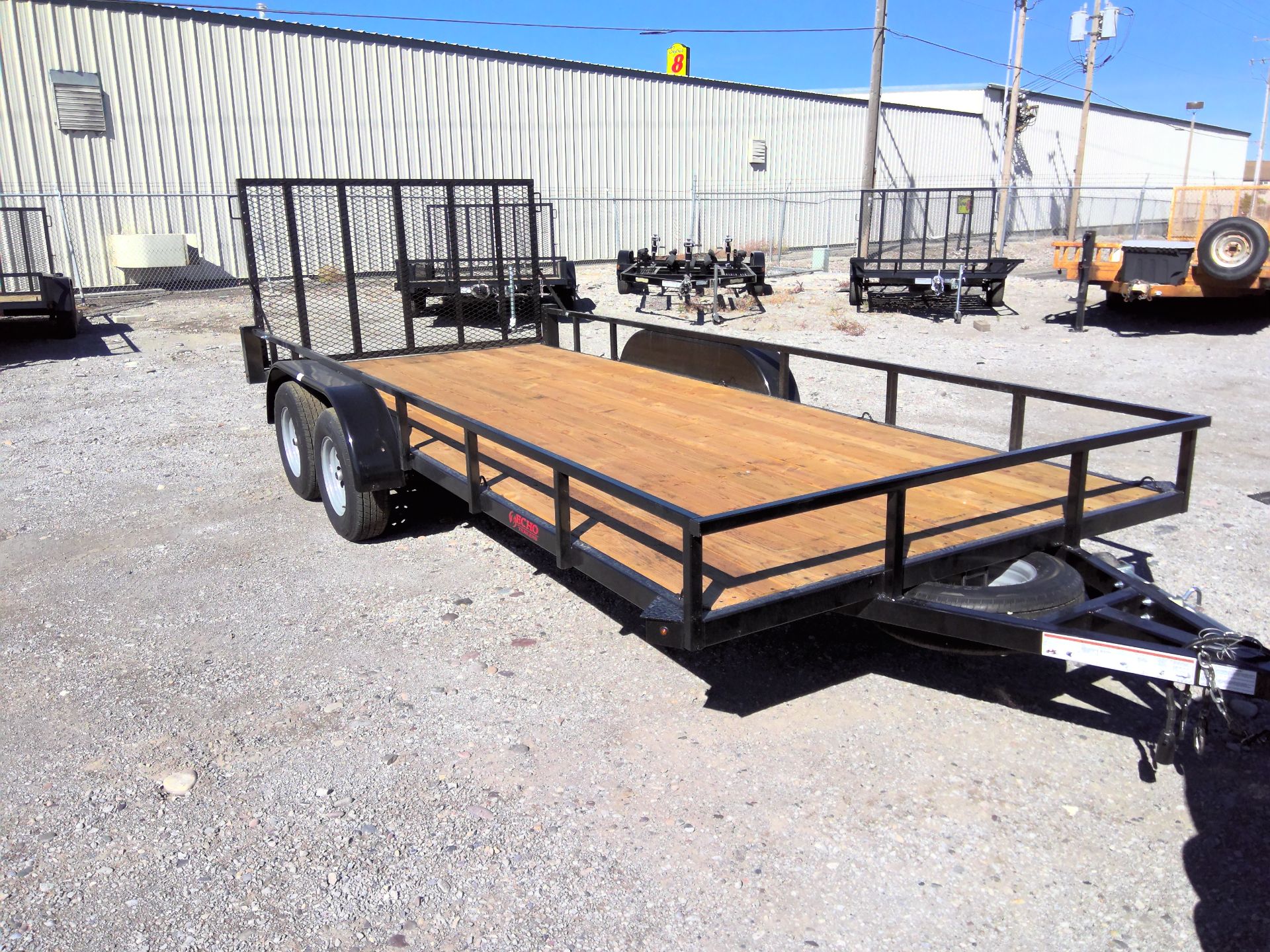 2024 VOYAGER TRAILER Echo Advantage 7X17 Wood Deck Tandem Axel in Blackfoot, Idaho - Photo 7