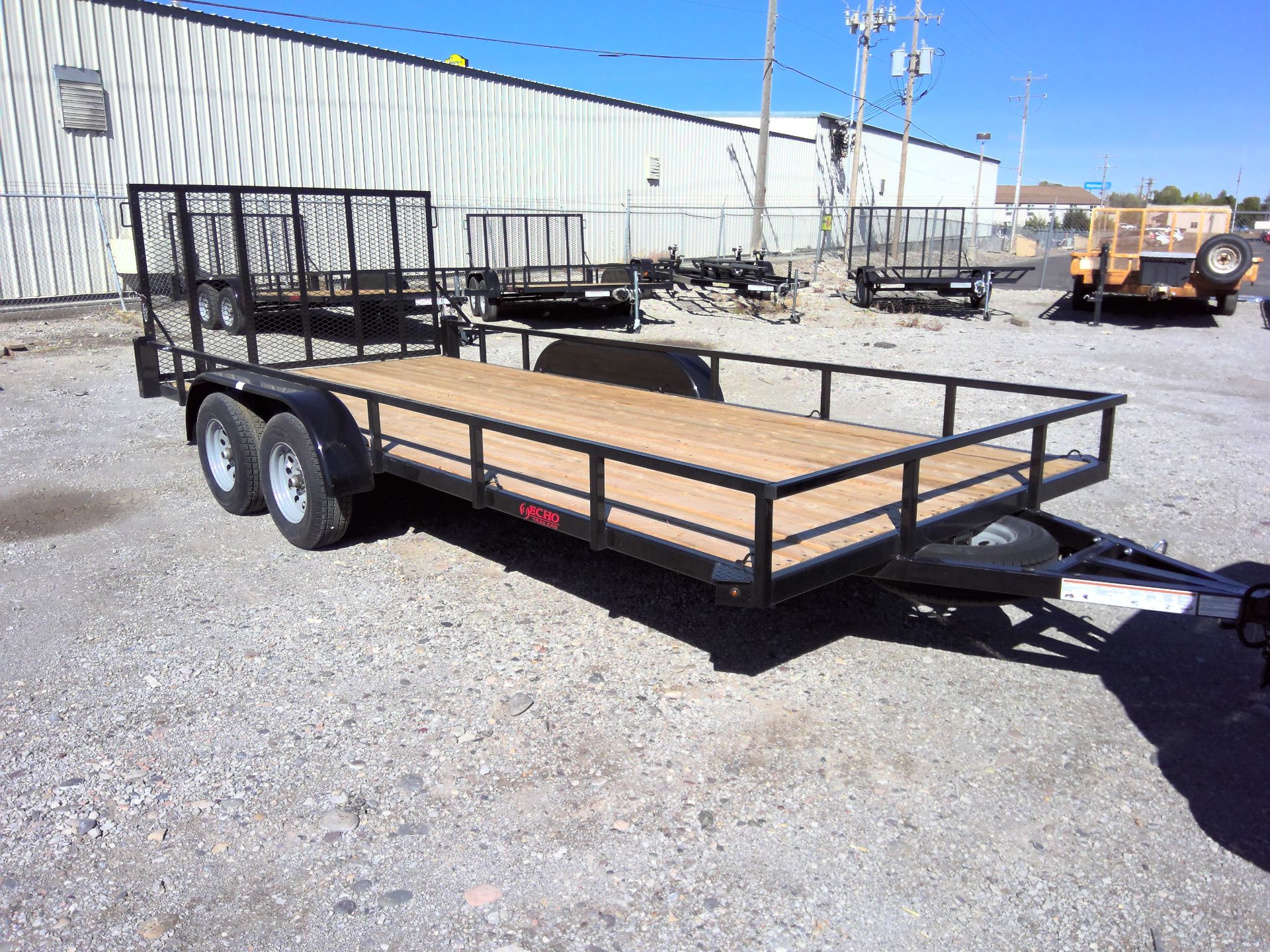 2024 VOYAGER TRAILER Echo Advantage 7X17 Wood Deck Tandem Axel in Blackfoot, Idaho - Photo 7