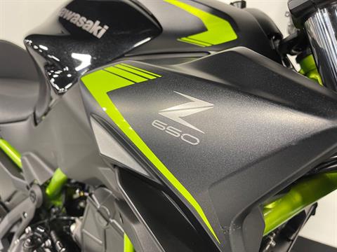 2022 Kawasaki Z650 in Brilliant, Ohio - Photo 4