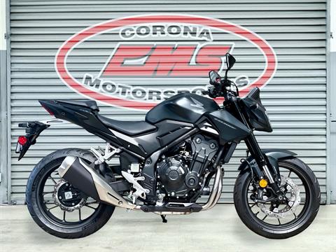 2024 Honda CB500F ABS in Corona, California - Photo 1