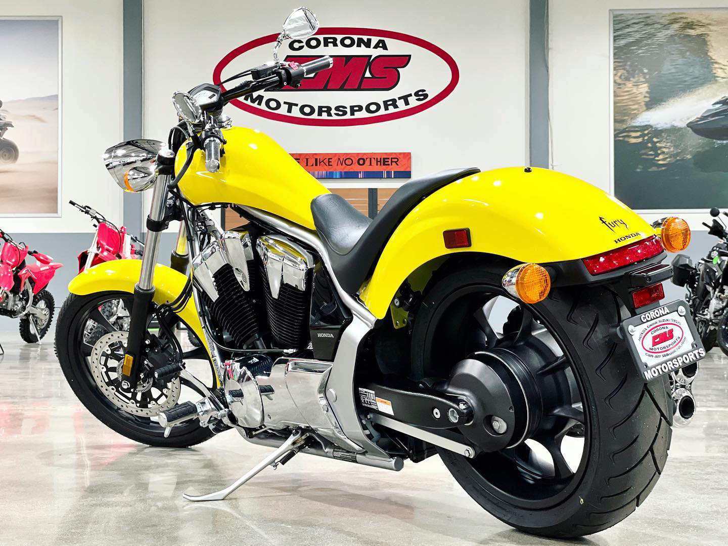 New 2023 Honda Fury ABS Pearl Yellow Motorcycles in Corona CA N/A