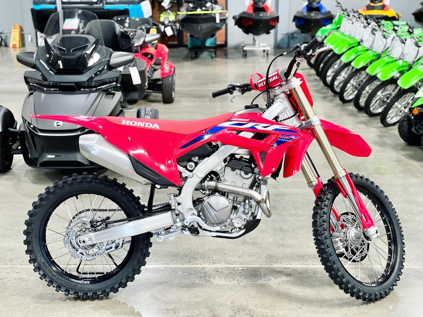 New 2024 Honda CRF250R Red Motorcycles in Corona CA N/A